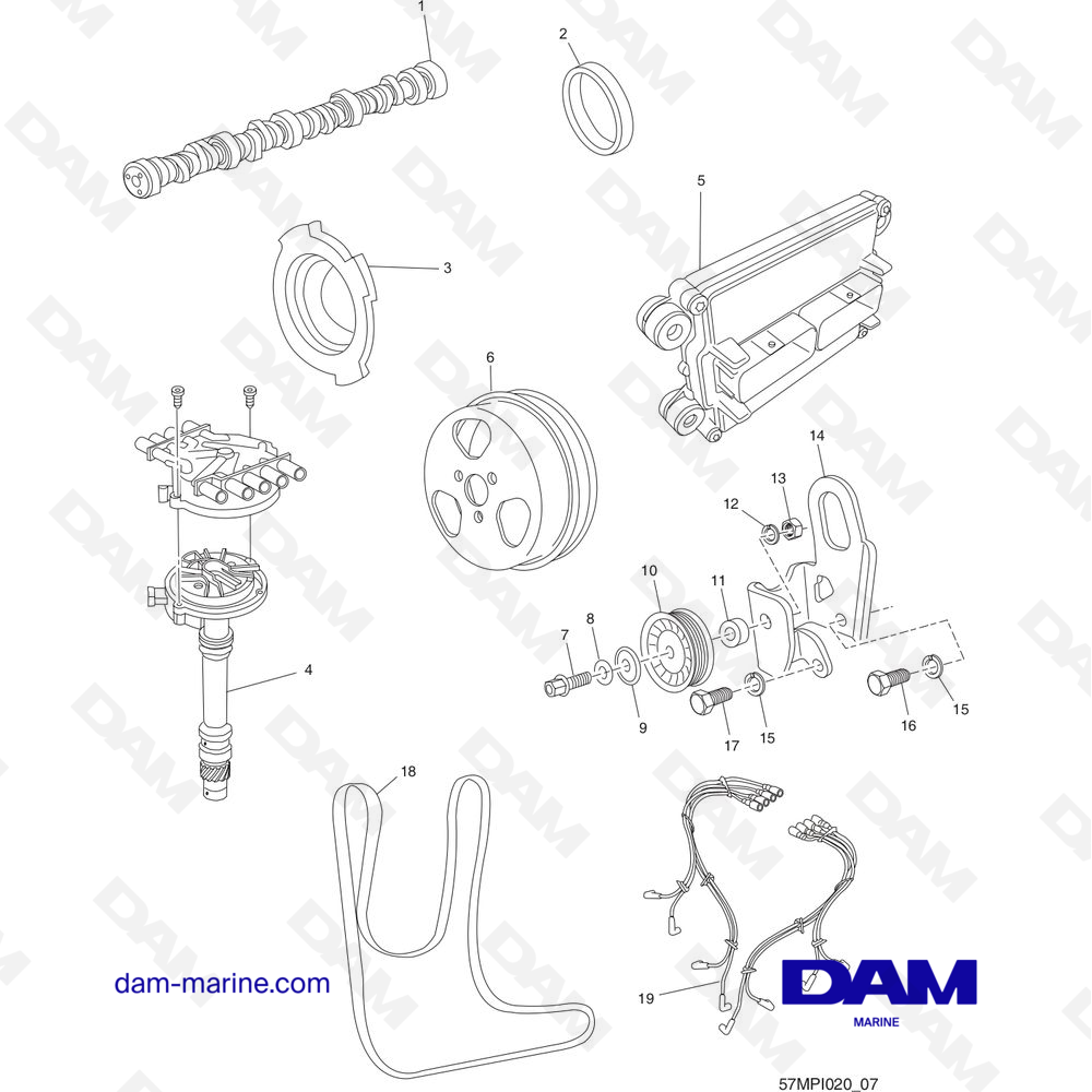 PCM Excalibur 343 - Right hand rotation engine - DAM Marine